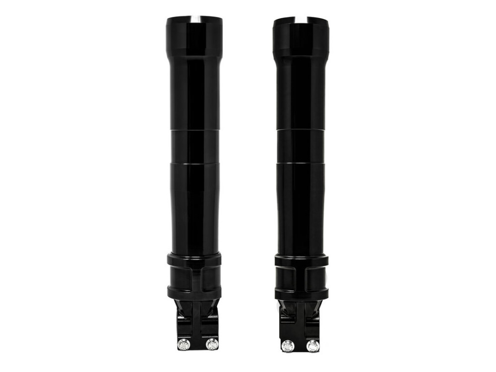 Next Gen 49mm Lower Fork Legs FX Softail 2018 Up ABS – Black Anodized.