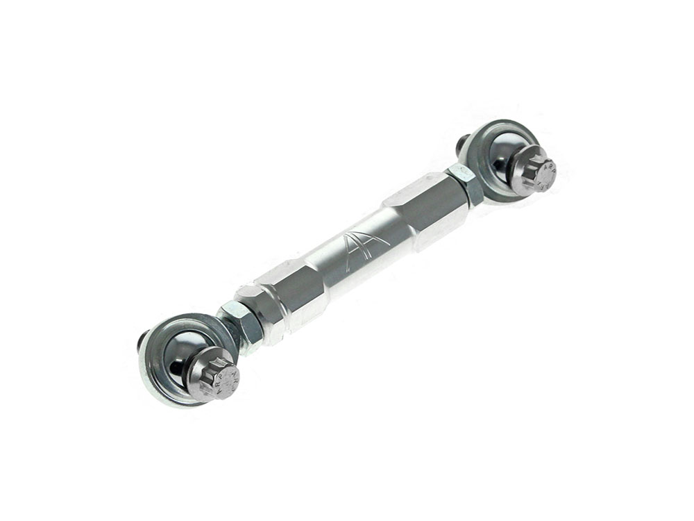 Competition Adjustable Front Stabilizer Link - Machine Finish. Fits Touring 2009up