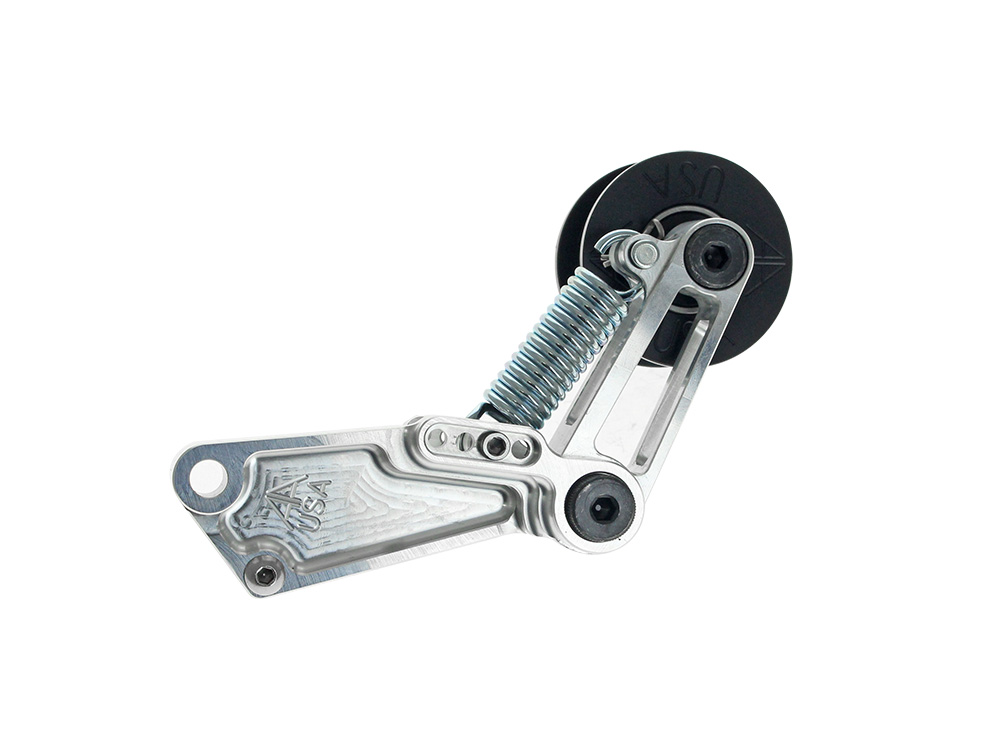 Spreading Eagle Rear Chain Tensioner - Black. Fits Softail 2018up
