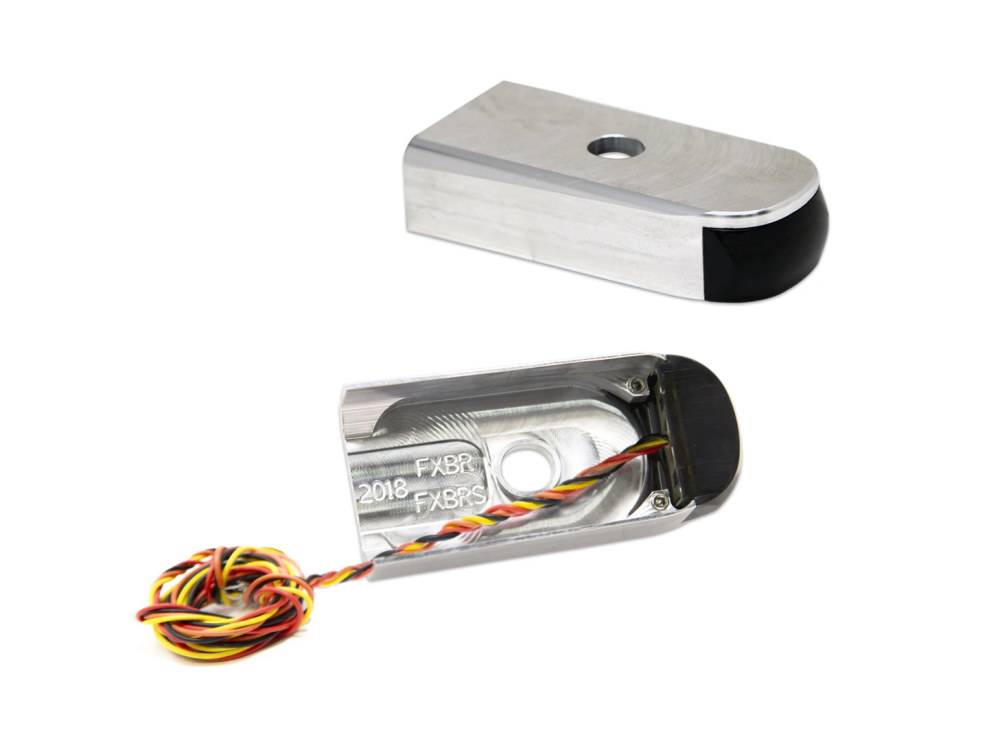 Strut Light Kit with Red Run/Brake & Amber Turn Signal - Chrome. Fits Breakout 2018up.