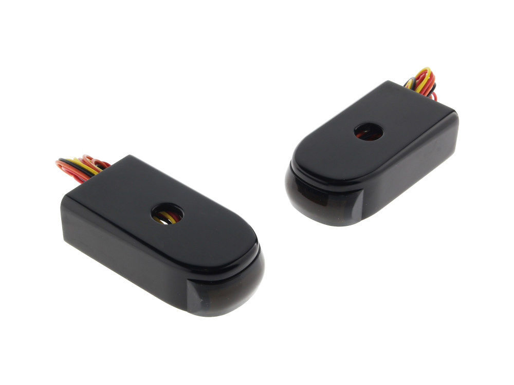 Strut Light Kit with Red Run/Brake & Amber Turn Signal - Black. Fits Softail Sport Glide & Low Rider 2018up.