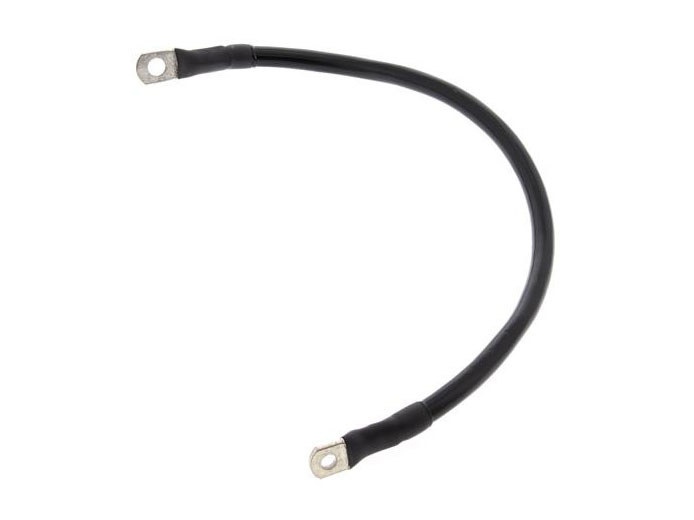 16in. Long Universal Battery Cable – Black.