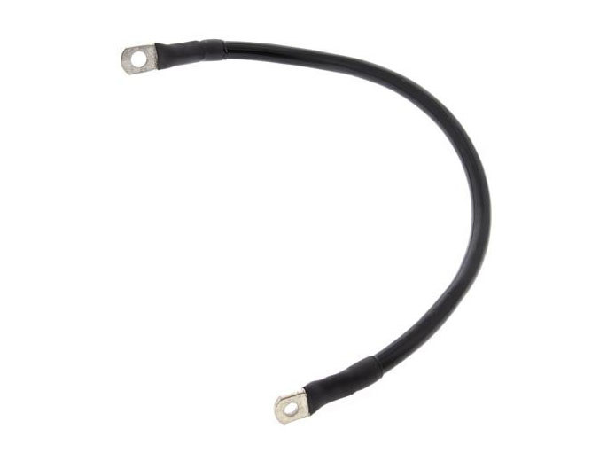 16in. Long Universal Battery Cable - Black.