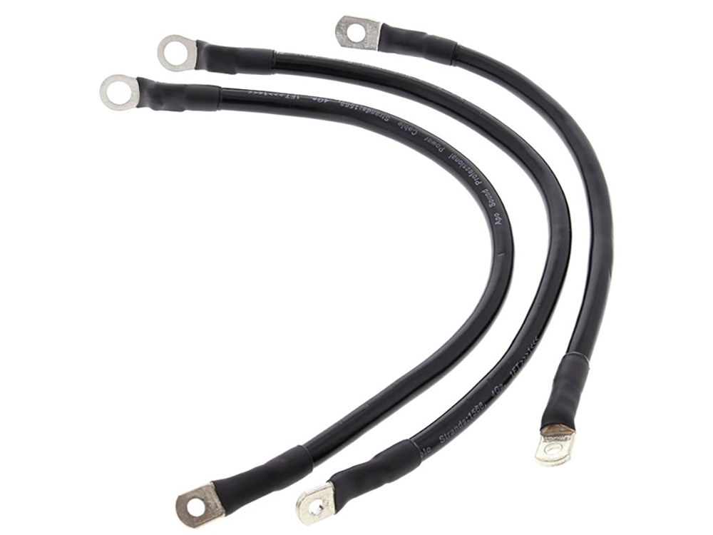 Battery Cable Kit – Black. Fits FXR 1982-1988.