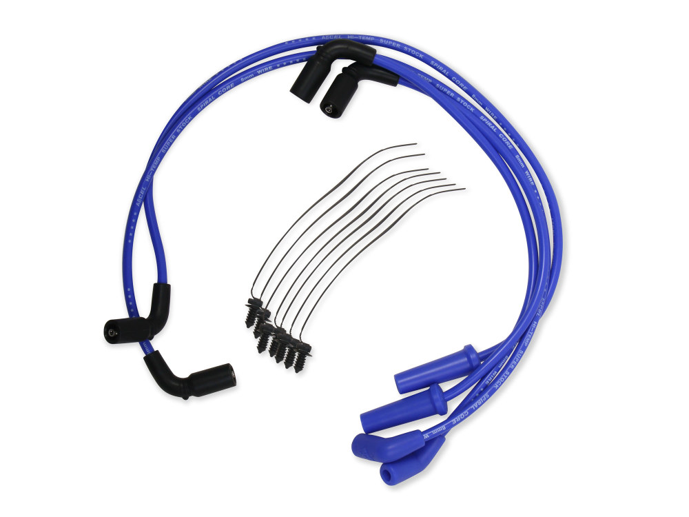 Spark Plug Wire Set – Blue. Fits Touring 2017up.