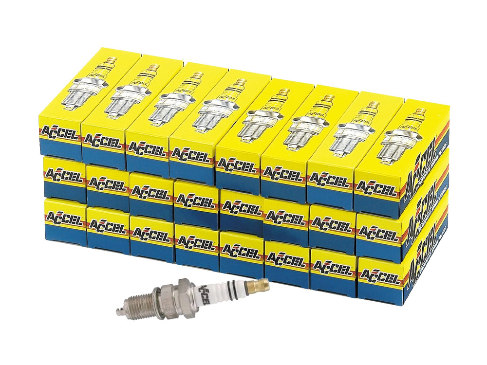 Platinum Spark Plugs – Pack of 24. Fits Twin Cam 1999-2017, Sportster 1986-2021, Victory & S&S 124ci.
