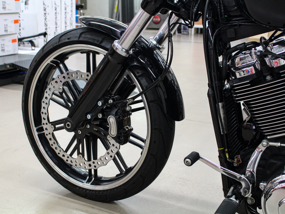 15in. Left Hand Front Jagged Big Brake Disc Rotor. Fits Softail Street Bob, Breakout & Low Rider 2018up & Standard 2020up.