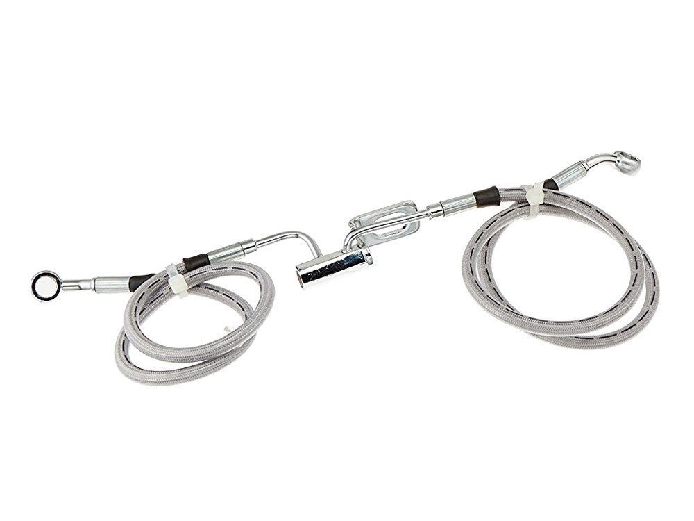 Replacement +3in. Extension Brake Line. Fits Softail 2007-2010.