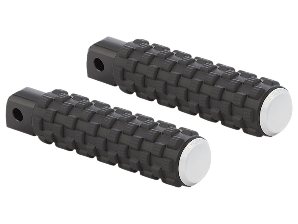 Air Trax Footpegs - Chrome. Fits Softail 2018up Front Rider