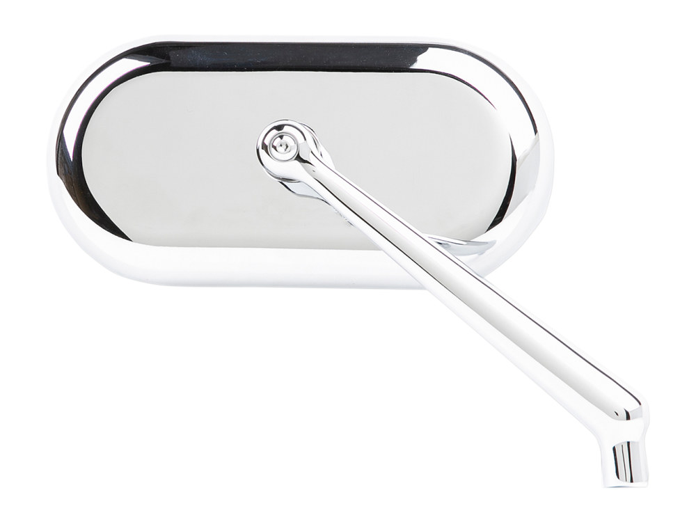 Forged Oval Mirror - Chrome. Fits Right.