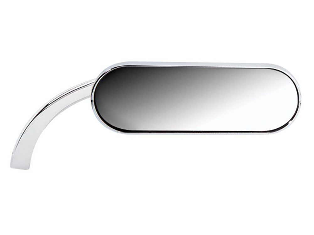 Mini Oval Mirror - Chrome. Fits Right.