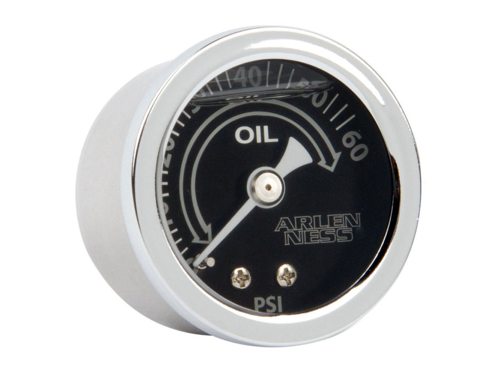 Replacement Oil Pressure Gauge. 1-1/2in. Gauge - Deep Cut.