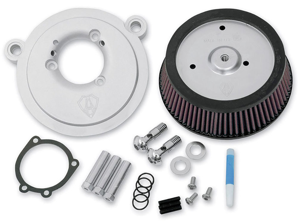 Stage 1 Big Sucker Air Cleaner Kit – Natural. Fits Softail 2000-2014, Dyna 1999-2017 & Touring 2002-2007.