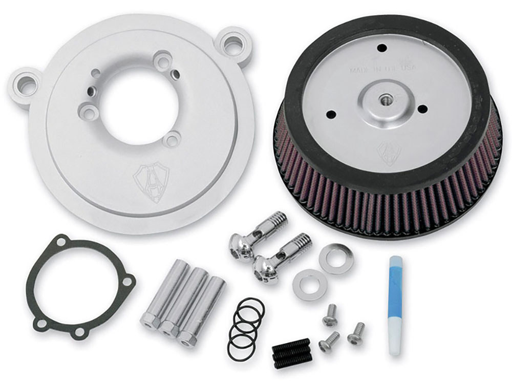 Gray Sucker Air Cleaner Filter Element For Harley FLH Dyna Softail – HDBUBALUS