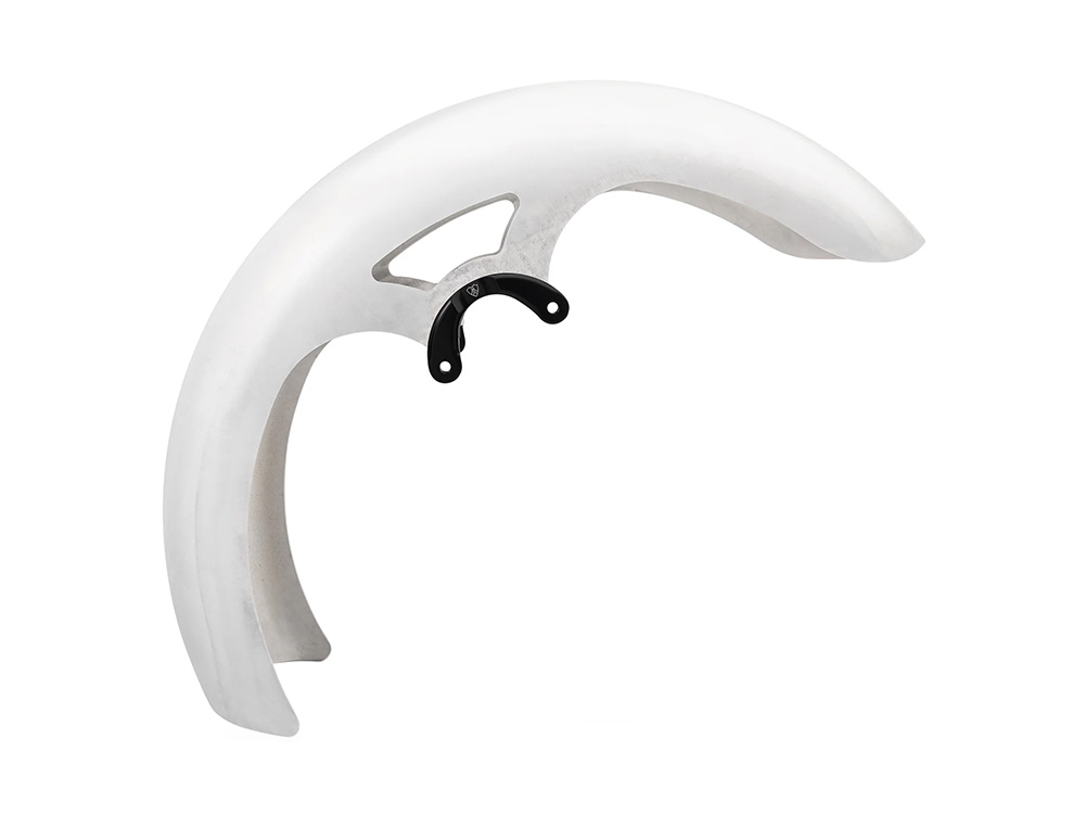 Real Steel Rapper Front Fender. Fits CVO Touring 2023up, Street Glide & Road Glide 2024up & Touring 2025up with 21in. Front Wheel