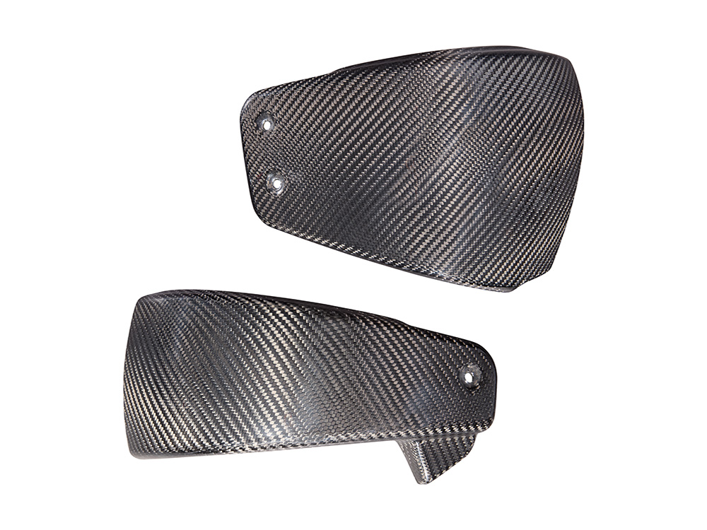 Arlen Ness Carbon Side Covers - Gloss Finish. Fits Softail 2025up