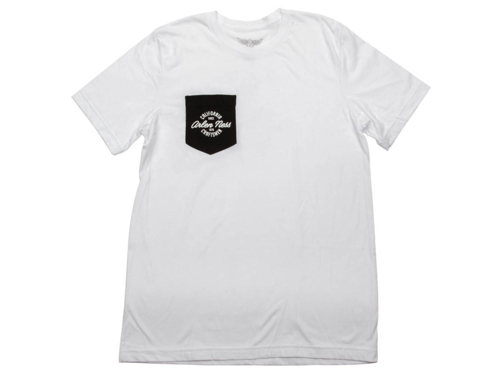 Arlen Ness Cali Clean White T-Shirt. 2X-Large
