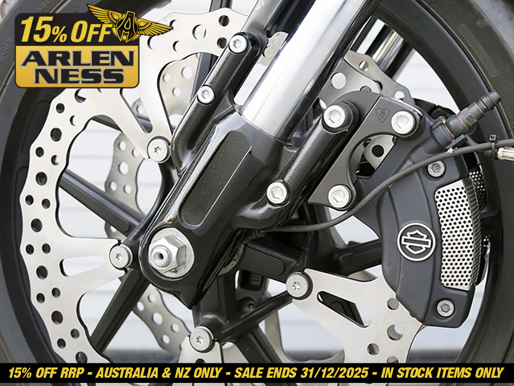 15in. Left & Right Hand Front Jagged Big Brake Disc Rotors. Fits V-Rod 2006-2017 with OEM Cast Wheel