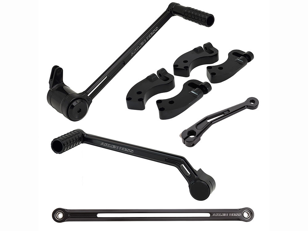+3in. Extended Reach Foot Control Kit - Black. Fits Touring 2008up