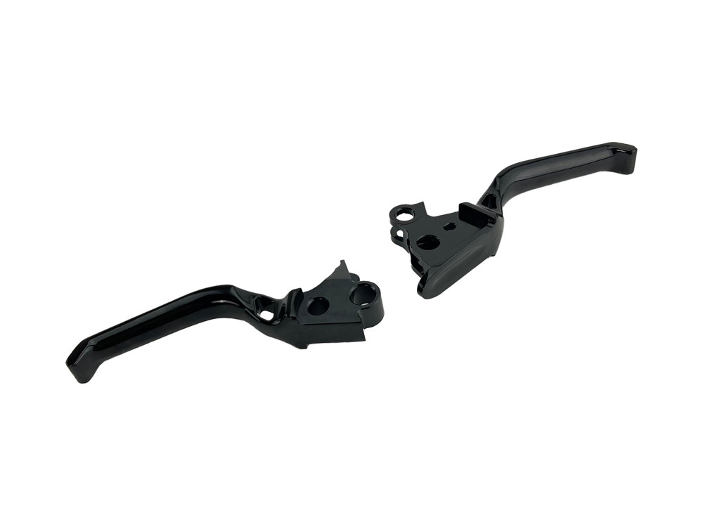 Method Levers – Black. Fits Touring 2021up with Cable Clutch.