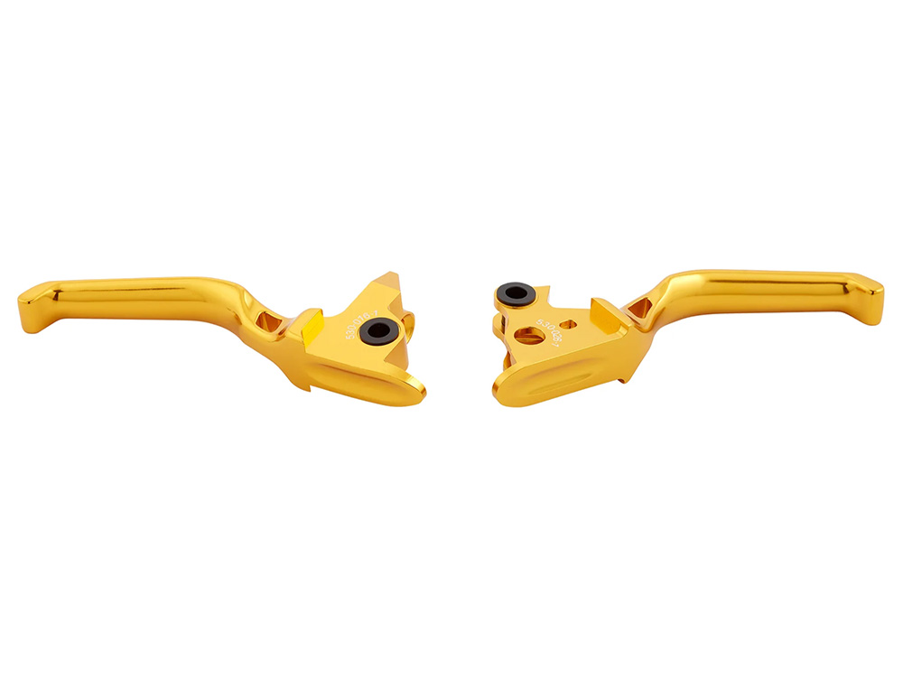 Arlen Ness Method Levers - Black. Fits Softail 1996-2014, Dyna 1996-2017, Touring 1996-2007 & Sportster 1996-2003.