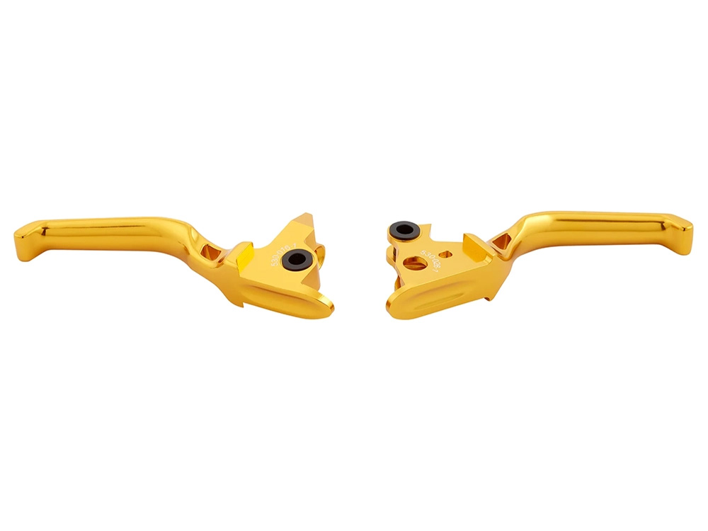 Arlen Ness Method Levers - Gold. Fits Softail 2018-2024