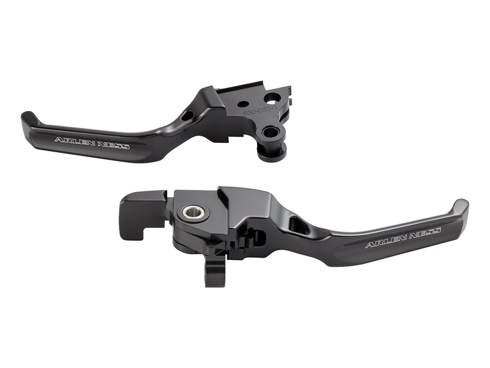 Arlen Ness Method Levers - Black. Fits CVO Touring 2023up, Street Glide & Road Glide 2024up, Touring 2025up