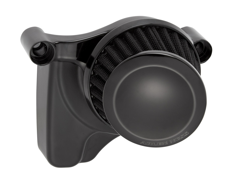 Mini 22° Air Cleaner Kit - Black. Fits Touring 2017-2024 & Softail 2018-2024