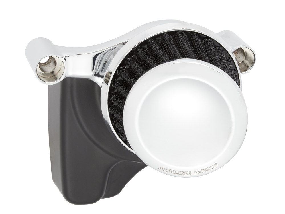 Mini 22° Air Cleaner Kit - Chrome. Fits Touring 2017-2024 & Softail 2018-2024