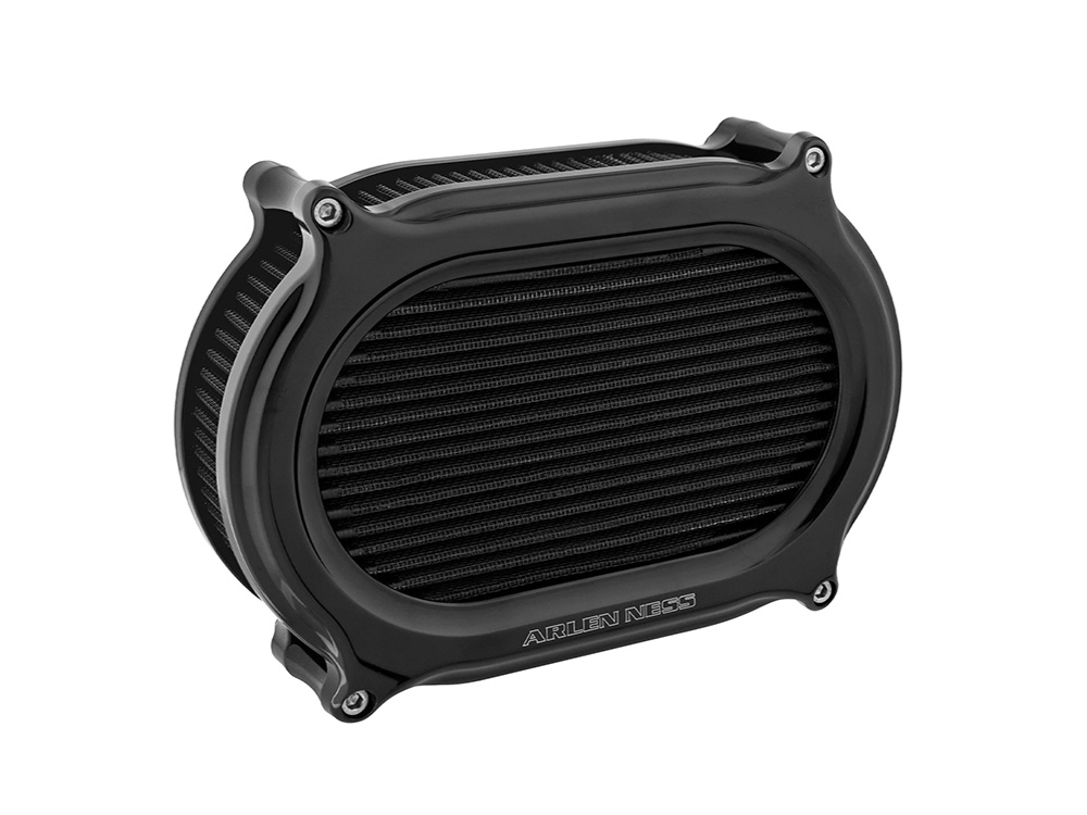 Stage 2 Oval Performance Air Cleaner Kit - Black. Fits CVO Touring 2023up, Street Glide & Road Glide 2024up, Touring 2025up & Softail 2025up
