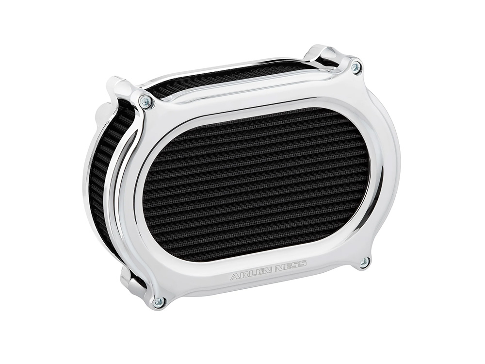 Stage 2 Oval Performance Air Cleaner Kit - Chrome. Fits CVO Touring 2023up, Street Glide & Road Glide 2024up, Touring 2025up & Softail 2025up