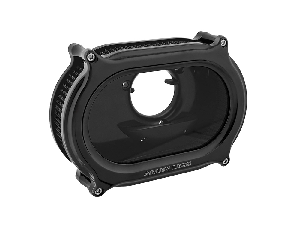 Arlen Ness Method Oval Performance Air Cleaner Kit - Black. Fits CVO Touring 2023up, Street Glide & Road Glide 2024up, Touring 2025up & Softail 2025up