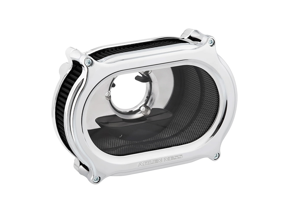Arlen Ness Method Oval Performance Air Cleaner Kit - Chrome. Fits CVO Touring 2023up, Street Glide & Road Glide 2024up, Touring 2025up & Softail 2025up