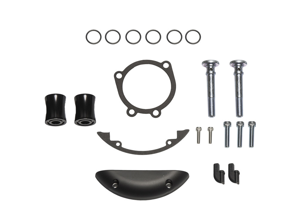 Inverted Air Cleaner Hardware Kit - Black. Fits Softail 2000-2015, Dyna 1999-2017 & Touring 1999-2007