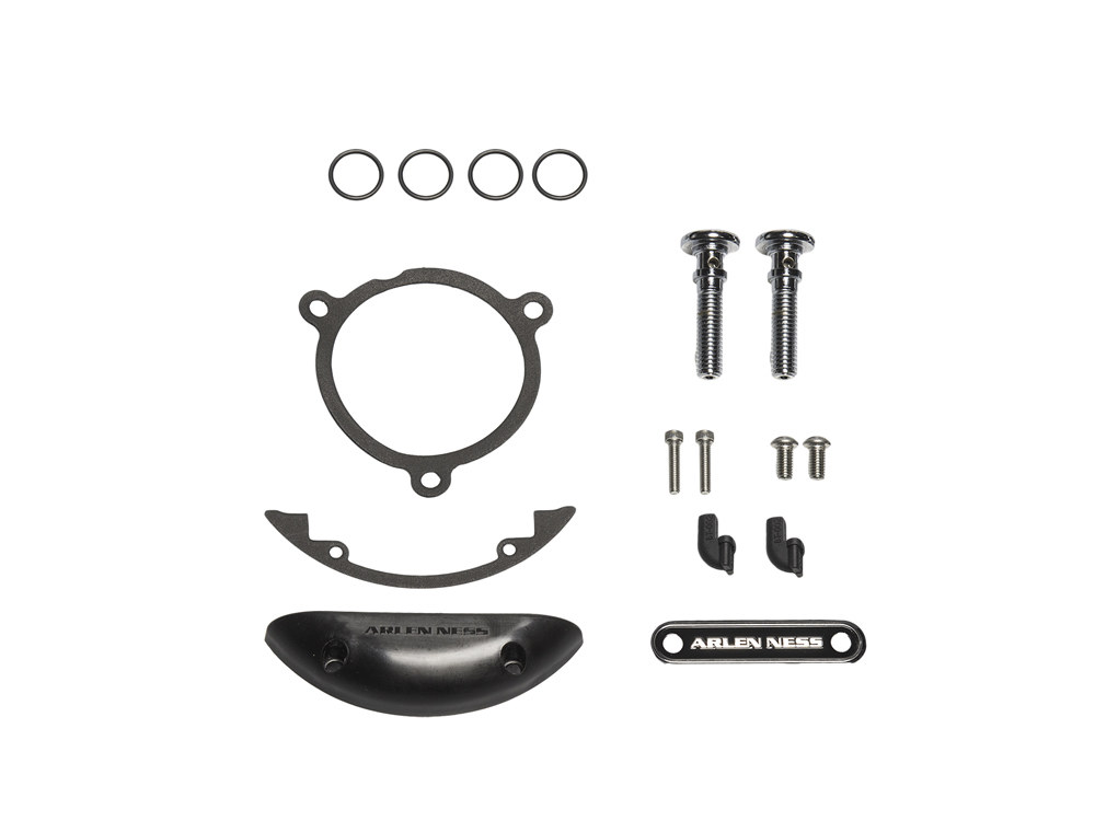 Inverted Air Cleaner Hardware Kit - Chrome. Fits Touring 2017up & Softail 2018up.