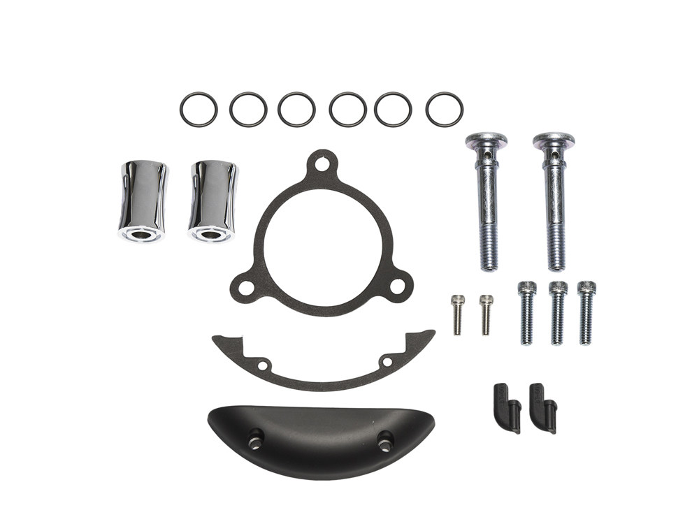Inverted Air Cleaner Hardware Kit – Chrome. Fits Touring 2008-2016 & Big Twin 2016-2017 with Throttle By Wire.