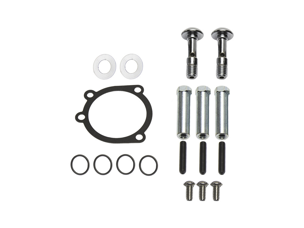 Stage 1 Big Sucker Hardware Kit. Fits Softail 2000-2015, Dyna 1999-2017 & Touring 1999-2007