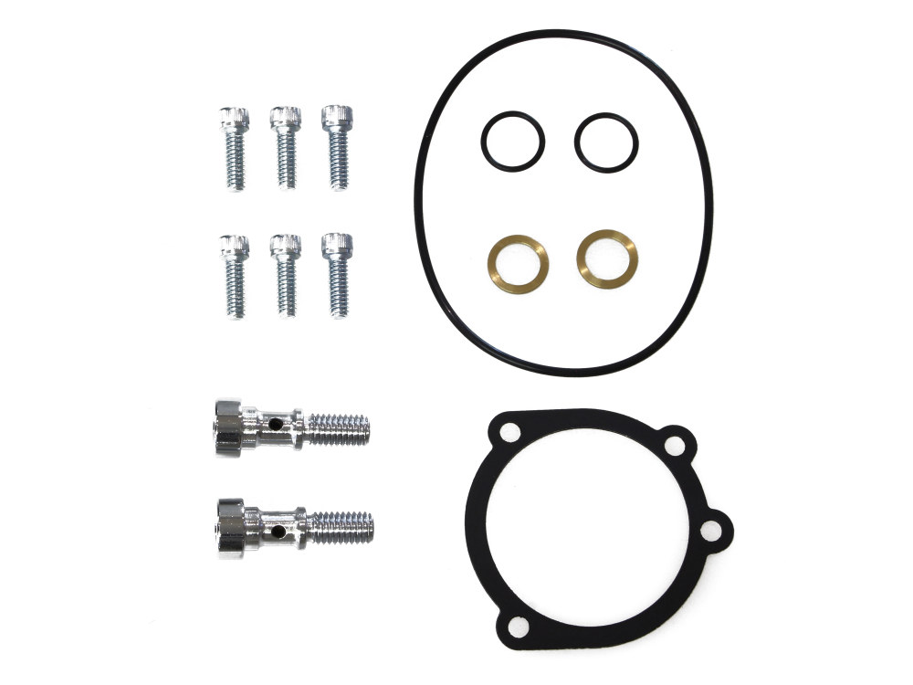 Monster/Velocity Air Cleaner Hardware Kit. Fits Twin Cam 1999-2017.