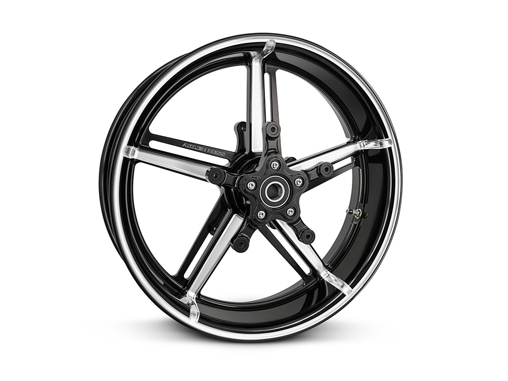 18in. x 5.5in. Fat Factory 24 Replica Wheel - Gloss Black. Fits Touring 2024up