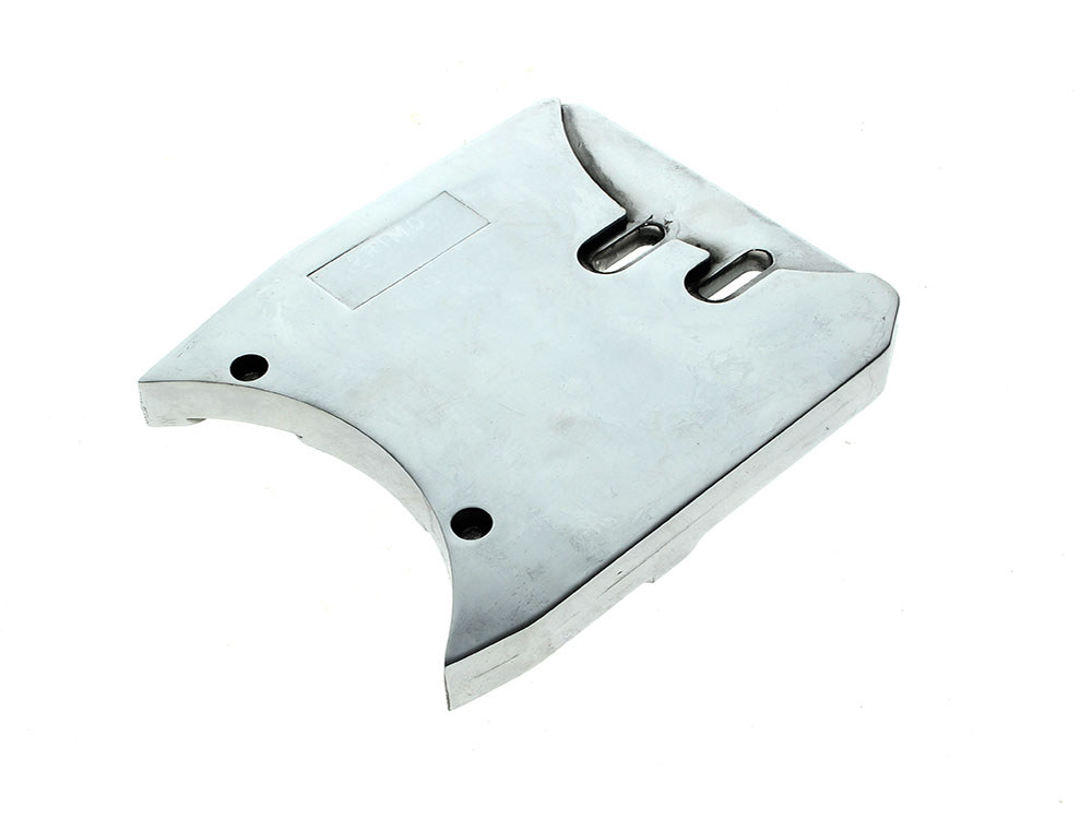 Equalizer Motor Plate - Polished Alloy. Fits Big Twin 4Spd Big Twin 1970-1984 with Rear Chain Drive