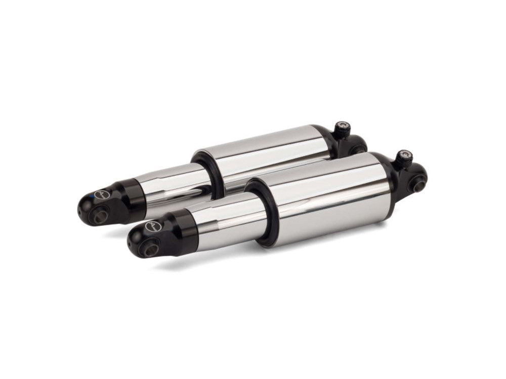 Adjustable Rear Air Shock Absorbers – Chrome. Fits Touring 2009up.