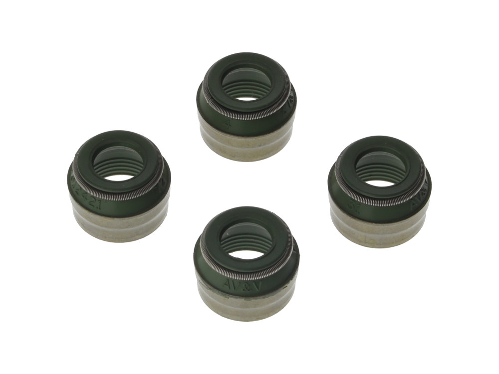 Viton Style Valve Guide Seals Fits Big Twin 1984-2004, Sportster & Buell 1986-2003.