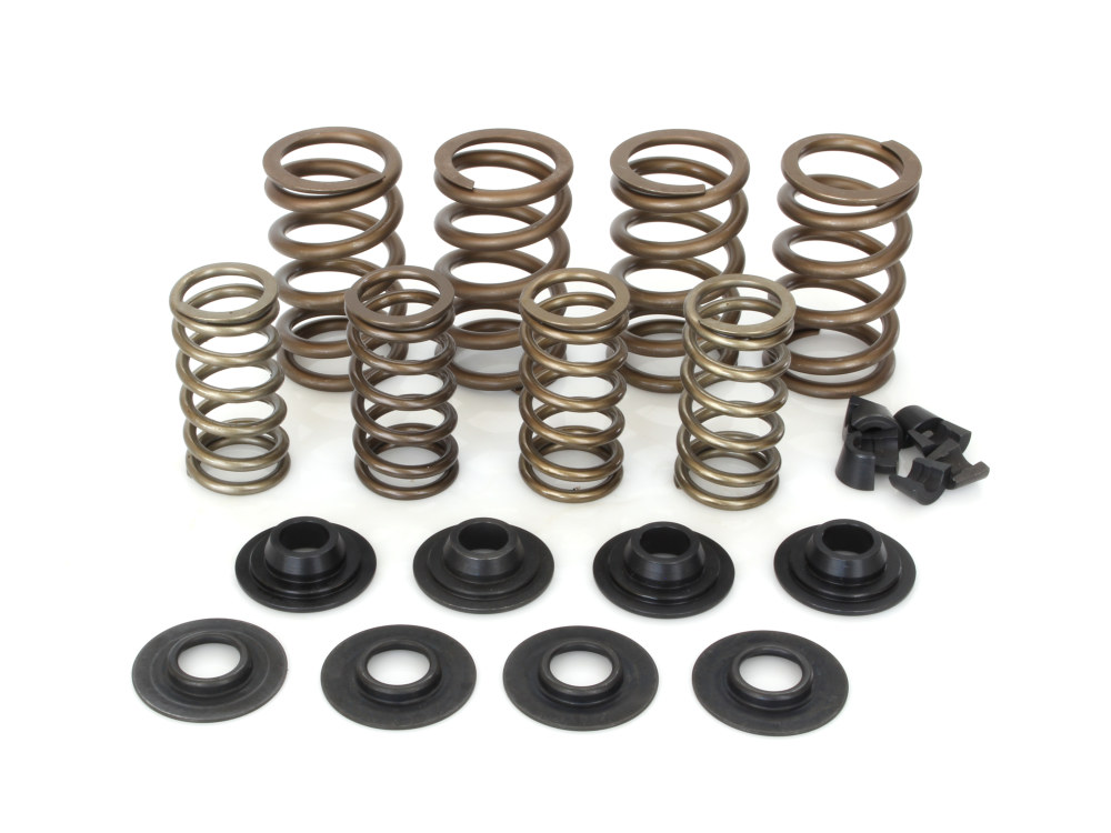 Valve Spring Kit. Fits Big Twin 1984-2004, Sportster & Buell 1986-2003. Steel Double Springs with .650in. Lift.