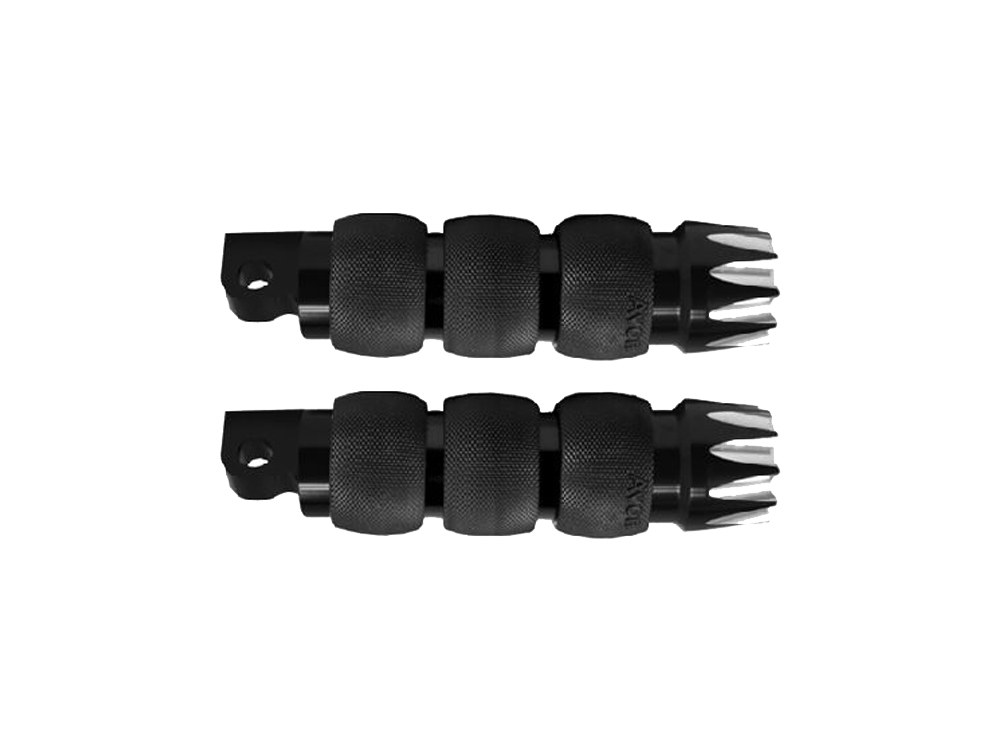 Excalibur Air Cushion Footpegs – Black. Fits H-D.