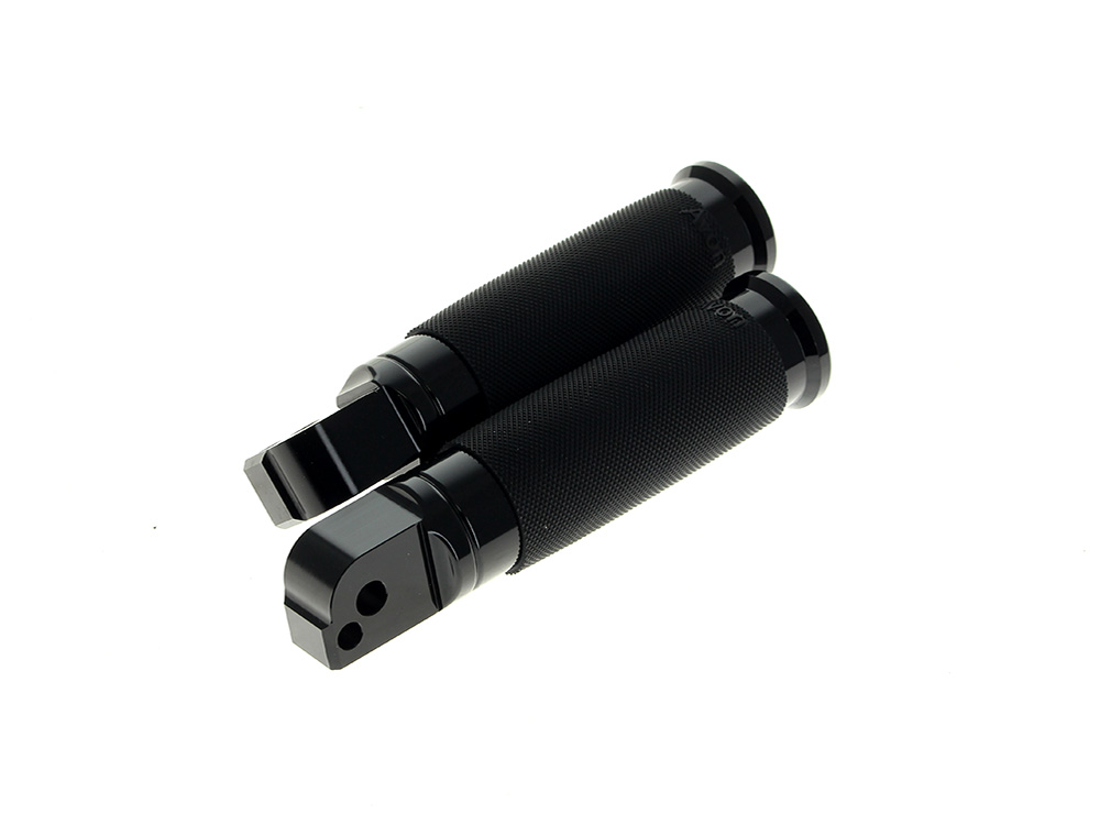 Avon Grips Custom Contour Footpegs - Black. Fits Softail 2018up Rear Passenger