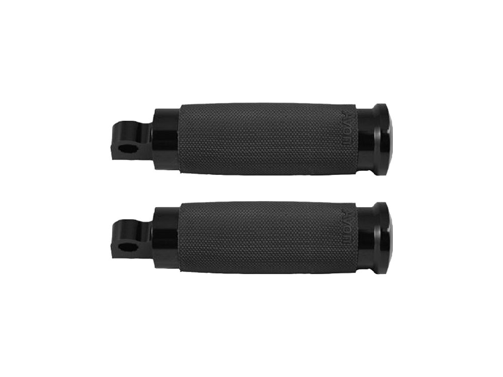 Custom Contour Footpegs – Black. Fits H-D.