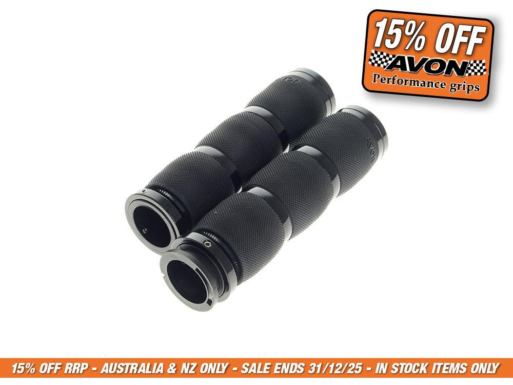 Air Cushion Handgrips – Black. Fits Indian Touring Bikes 2018up