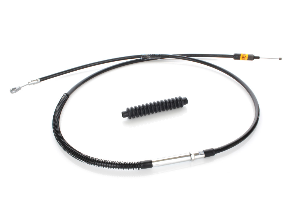 68in. Long Black Vinyl Clutch Cable. Fits 5Spd Big Twin 1987-2006
