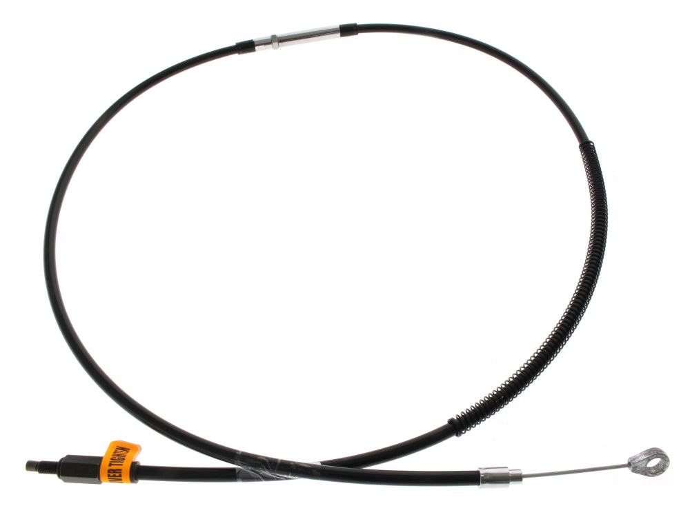 Black Vinyl Clutch Cable. Fits 5Spd Big Twin 1987-2006. 64in. Long.