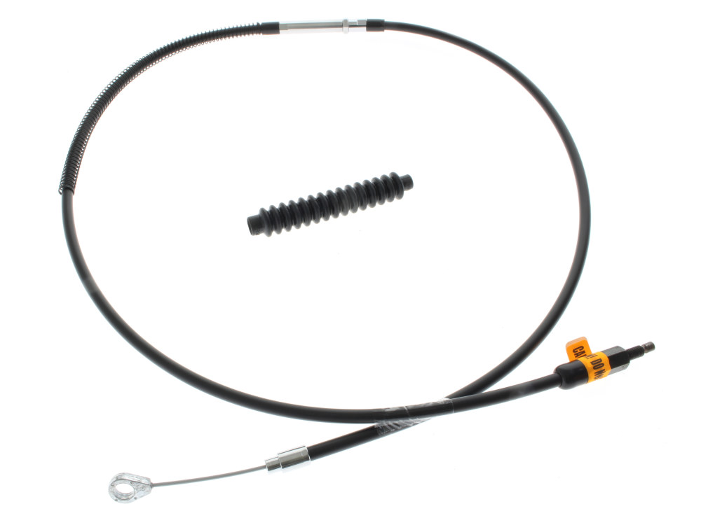 Black Vinyl Clutch Cable. Fits 5Spd Big Twin 1987-2006. 60in. Long.